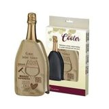 Cooler Térmico Dourado Frase Quem Bebe Vinho Espumante 131