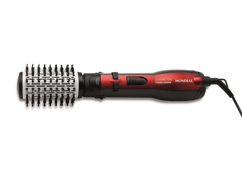 Escova Rotativa Secadora Cabelo Íon Er-09 1200w 220v Mondial