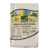 Kit 3x: Farinha Arroz Integral Orgânico Coopernatural 500g