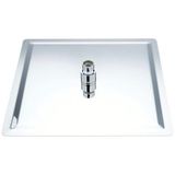 Ducha Inox Ss304 Slim 25x25 Com Braço Quadrado Maximametais