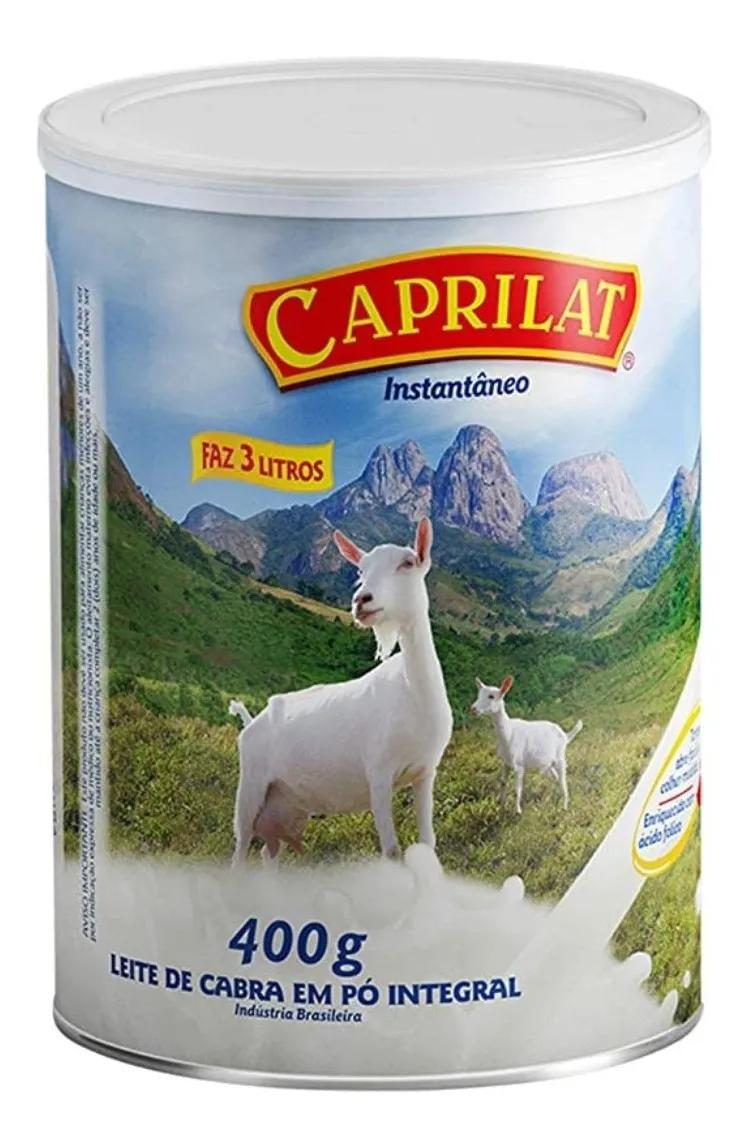 Leite De Cabra Em Pó Integral Caprilat Instantâneo 400g