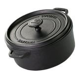 Panela Cocotte De Ferro Fundido Forno Holandês 26cm