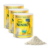 Leite Ninho Instantâneo Integral Em Lata Kit 3