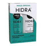 Kit Com Shampoo + Condicionador Salon Line Hidra Babosa 300ml