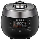 Panela De Arroz Eletrica 1.4l, Com 12 Predefinicoes E Tela Lcd, 110v, Cuckoo Crp Rt0609fb, Preto