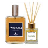 Kit Perfume Masculino Patchouli 100ml + Difusor Casa 100ml