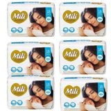 Fralda Descartável Mili Love &amp; Care Rn 6 Pacotes C/ 18