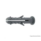 Bucha Plastica 12mm C/anel Sc 0250pcs
