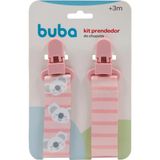Prendedor De Chupeta 2und Coala Rosa Buba