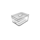 Organizador De Geladeira Clear Fresh Natural 2,2l Com Tampa