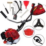 Roçadeira À Gasolina Kawashima Kw26l 26cc 2t Com Acessórios
