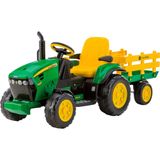 Trator Elétrico Infantil Peg-Perego John Deere Ground Force 12V Verde e Amarelo
