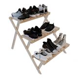 Prateleiras Decorativas Tripla Organizadora De Sapatos