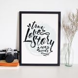 Quadro Decorativo True Love Story