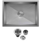 Cuba Inox 304 Quadrada Gourmet Cozinha 60x40 Válvula Sq600