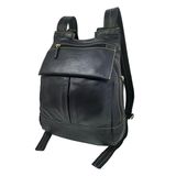 Mochila Bolsa Feminina Feita De Couro Leve Espaçosa Preto