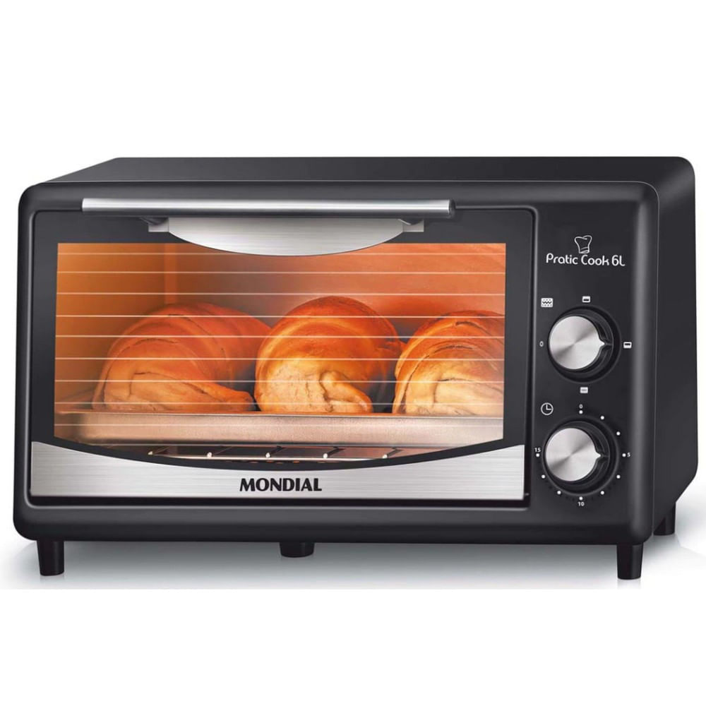 Forno Elétrico Pratic Cook 6 Litros Com Timer Fr-09 Mondial