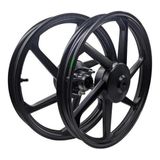 Rodas Liga Leve Honda Fan 125 09 6 Palitos Freio Tambor Par