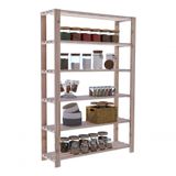Organizador De Cozinha Modelo Escada 5 Prateleiras Pinus