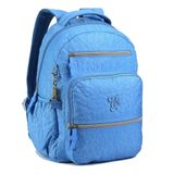 Mochila Escolar Juvenil Fashion - Azul