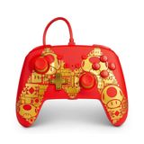 PowerA Enhanced Wired Controller para Nintendo Switch - Golden M, Gamepad, Wired Video Game Controller, Gaming Controller - Nintendo Switch