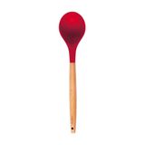 Colher Para Cozinha Silicone Bambu 32cm