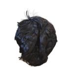 Peruca Sintética Preto Curta Feminina/ Masculina