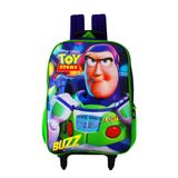 Mochila Escolar De Rodinhas Toy Story Luxcel Buzz Lightyear