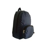 Mochila Feminina De Nylon Emborrachado Impermeavel Azul