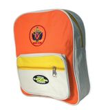 Mochila Kids Infantil Escolar Laranja/branco