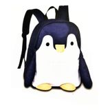 Mini Mochila Creche Infantil Piguim Moletom Clio Pets Cp2173