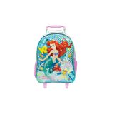 Mochila Escolar De Rodinha Princesa Disney Ariel Original