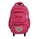 Mochila Escolar Feminina Notebook Rodinhas Juvenil Adulto H9