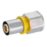 Conector Fixo Fêmea 20mm X 1/2&#39;&#39; Linha Gás Pex