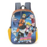 Mochila De Costas Infantil Escolar Boruto - Laranja