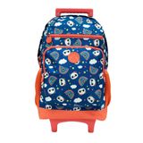 Mochila Infantil Rodinha Carrinho Panda Grande Ref 11280