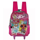 Mochila Escolar De Rodinhas Turma Da Lol Surprise Infantil