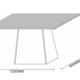 Mesa Jantar 4 Lugares Jasmin 1,20m Ype Off White