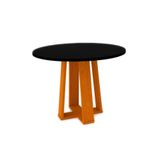Mesa Jantar Redonda Isabela 100x100cm Ypê Preto