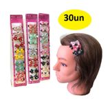 40 Un Presilha De Cabelo Tic Tac Laço Sortido Infantil