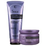 Kit Eudora Siàge Acelera O Crescimento Condicionador Máscara