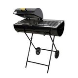 Churrasqueira Mega Grill Mista Grelha E Carrinho 92x78x30cm