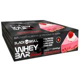 Whey Bar Gourmet C/12 Barras 45g Black Skull Sabor Morango