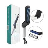 Chapinha Escova Quente Barba Cabelo Masculino Pente Bivolt