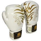 Luva De Boxe Muay Thai Mks Mythology Em Couro Tamanho 10 Oz