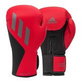 Luva De Boxe Em Pu 150 Vermelho E Cinza 14 Oz