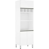 Paneleiro Perola 70 Cm Duplo Nicho Branco