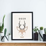 Quadro Decorativo Infantil Babe Deer