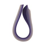 100 Papel Para Quilling - Tons Roxo