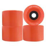 Rodas Para Patins Quad Owl Sports Classic 53mm90a Laranja